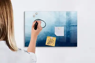 Vattenabstraktion magnetisk tavla med penna