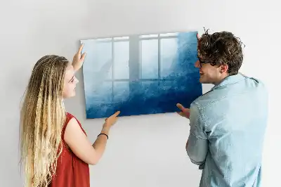 Vattenabstraktion magnetisk tavla med penna