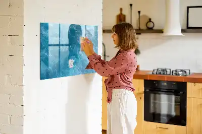 Magnetisk tavla med penna Havsvatten