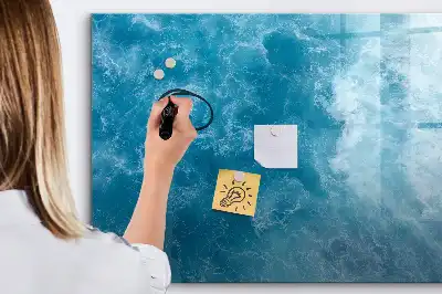 Magnetisk tavla med penna Havsvatten