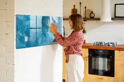 Magnetisk tavla med penna Havsvatten