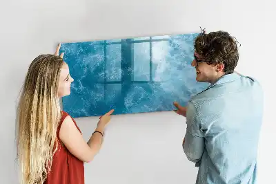Magnetisk tavla med penna Havsvatten