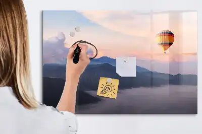 Magnetisk rittavla med motiv av ett vackert landskap
