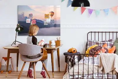 Magnetisk rittavla med motiv av ett vackert landskap