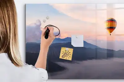 Magnetisk rittavla med motiv av ett vackert landskap