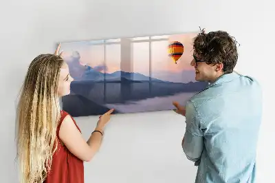 Magnetisk rittavla med motiv av ett vackert landskap