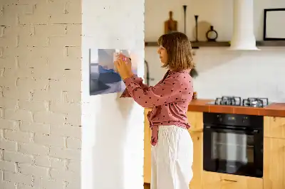 Magnetisk rittavla med motiv av ett vackert landskap