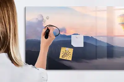 Magnetisk rittavla med motiv av ett vackert landskap