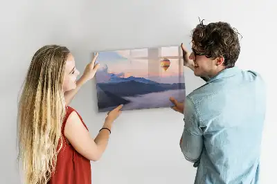 Magnetisk rittavla med motiv av ett vackert landskap