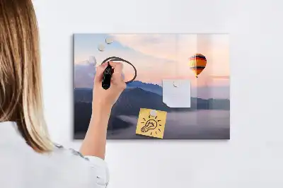 Magnetisk rittavla med motiv av ett vackert landskap