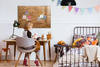 Magnetisk rittavla i ljust trä