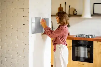 Magnetisk rittavla för metallvägg