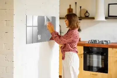 Magnetisk rittavla för metallvägg