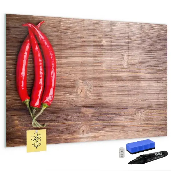 Magnetisk tavla med penna Chili