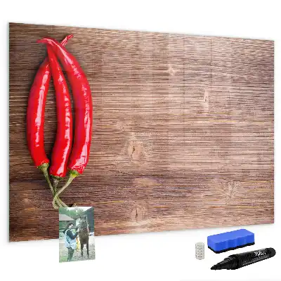Magnetisk tavla med penna Chili