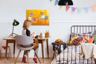 Magnetisk tavla med penna apelsin