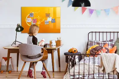 Magnetisk tavla med penna apelsin