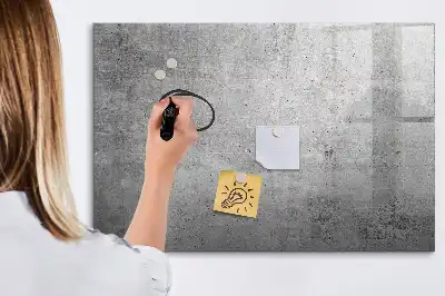 Magnetisk tavla med penna Rå vägg