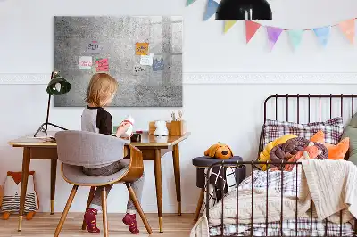 Magnetisk tavla med penna Rå vägg