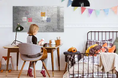 Magnetisk tavla med penna Rå vägg