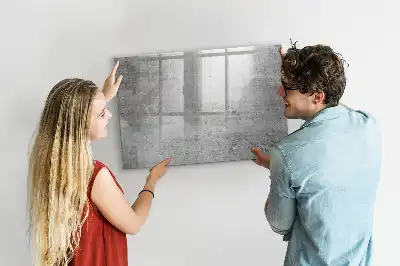 Magnetisk tavla med penna Rå vägg