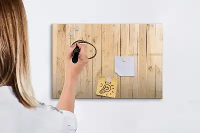 Magnetisk rittavla i trä
