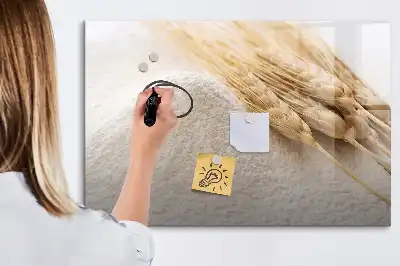 Mjöl magnetisk tavla med penna
