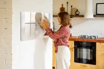 Mjöl magnetisk tavla med penna