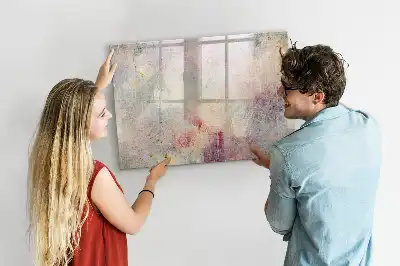 Magnetisk rittavla med abstrakt motiv
