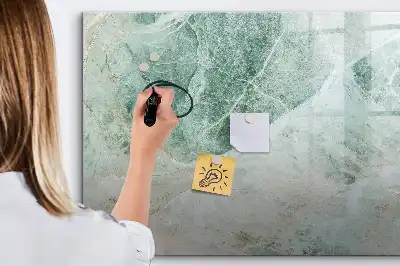 Magnetisk skrivtavla med penna med marmoryta