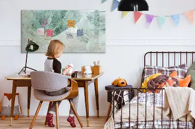 Magnetisk skrivtavla med penna med marmoryta