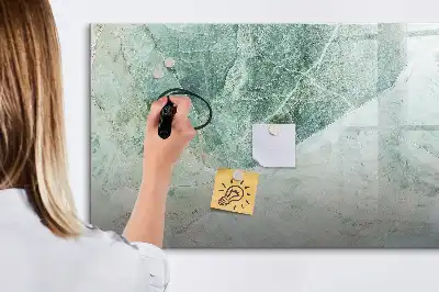 Magnetisk skrivtavla med penna med marmoryta