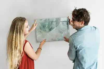 Magnetisk skrivtavla med penna med marmoryta