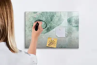 Magnetisk skrivtavla med penna med marmoryta