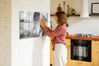 Magnetisk tavla med penna med 3D-abstraktion