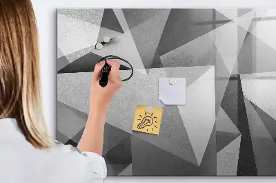 Magnetisk tavla med penna med 3D-abstraktion