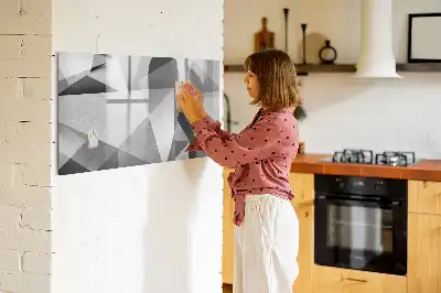 Magnetisk tavla med penna med 3D-abstraktion