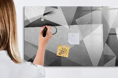 Magnetisk tavla med penna med 3D-abstraktion