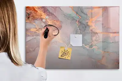 Magnetisk rittavla med marmormönster