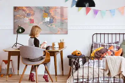 Magnetisk rittavla med marmormönster