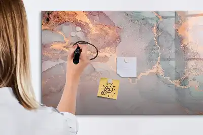 Magnetisk rittavla med marmormönster
