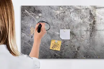 Magnetisk rittavla med marmormönster