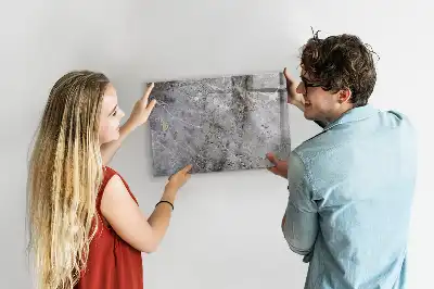 Magnetisk rittavla med marmormönster
