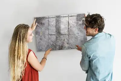 Magnetisk rittavla med marmormönster