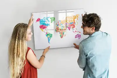 Magnetisk rittavla med färgglada motiv