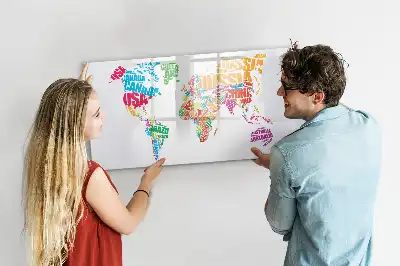 Magnetisk rittavla med färgglada motiv