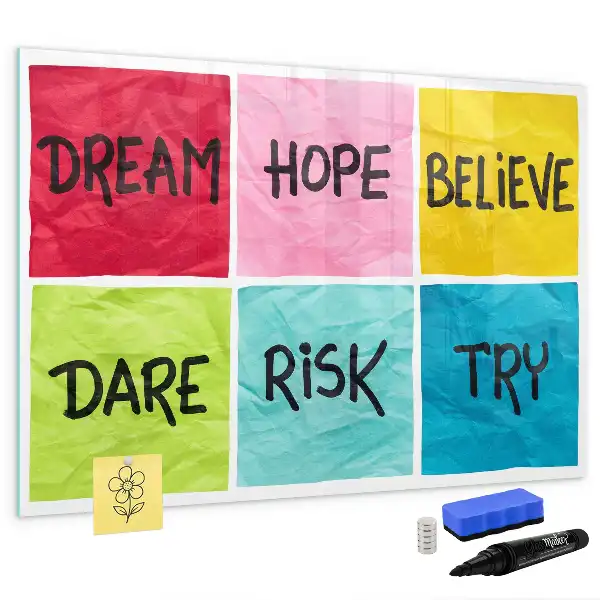 Magnetisk rittavla inspirationsboard