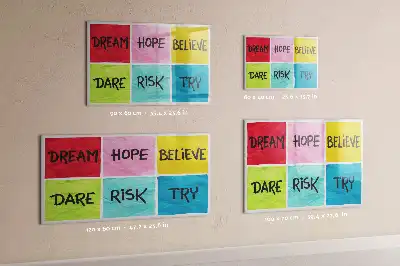 Magnetisk rittavla inspirationsboard