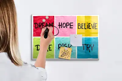 Magnetisk rittavla inspirationsboard
