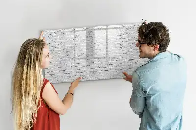 Magnetisk rittavla med tegelväggsmotiv